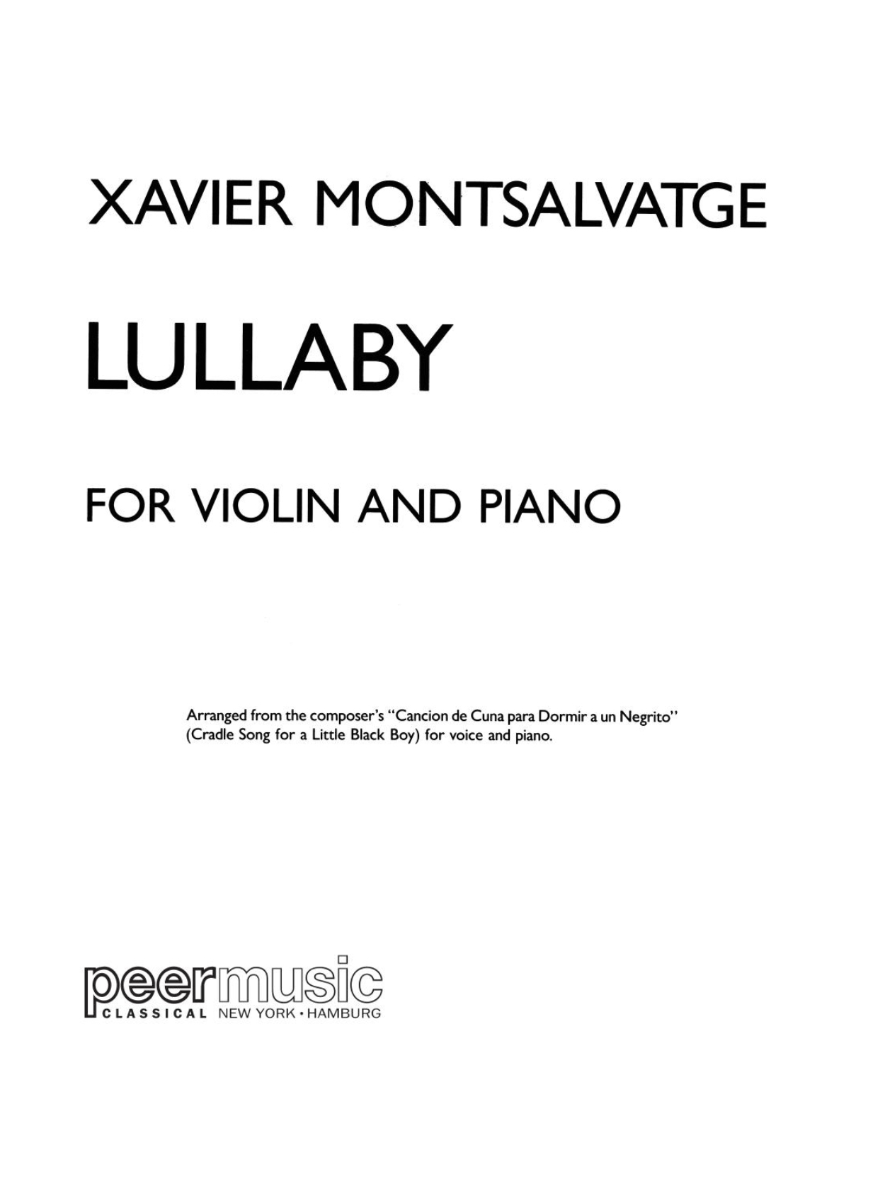 Lullaby Peer